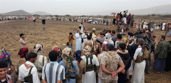 مشائخ ووجهاء البيضاء يؤكدون وقوفهم صفاً واحداً في مواجهة الميليشيات الحوثية